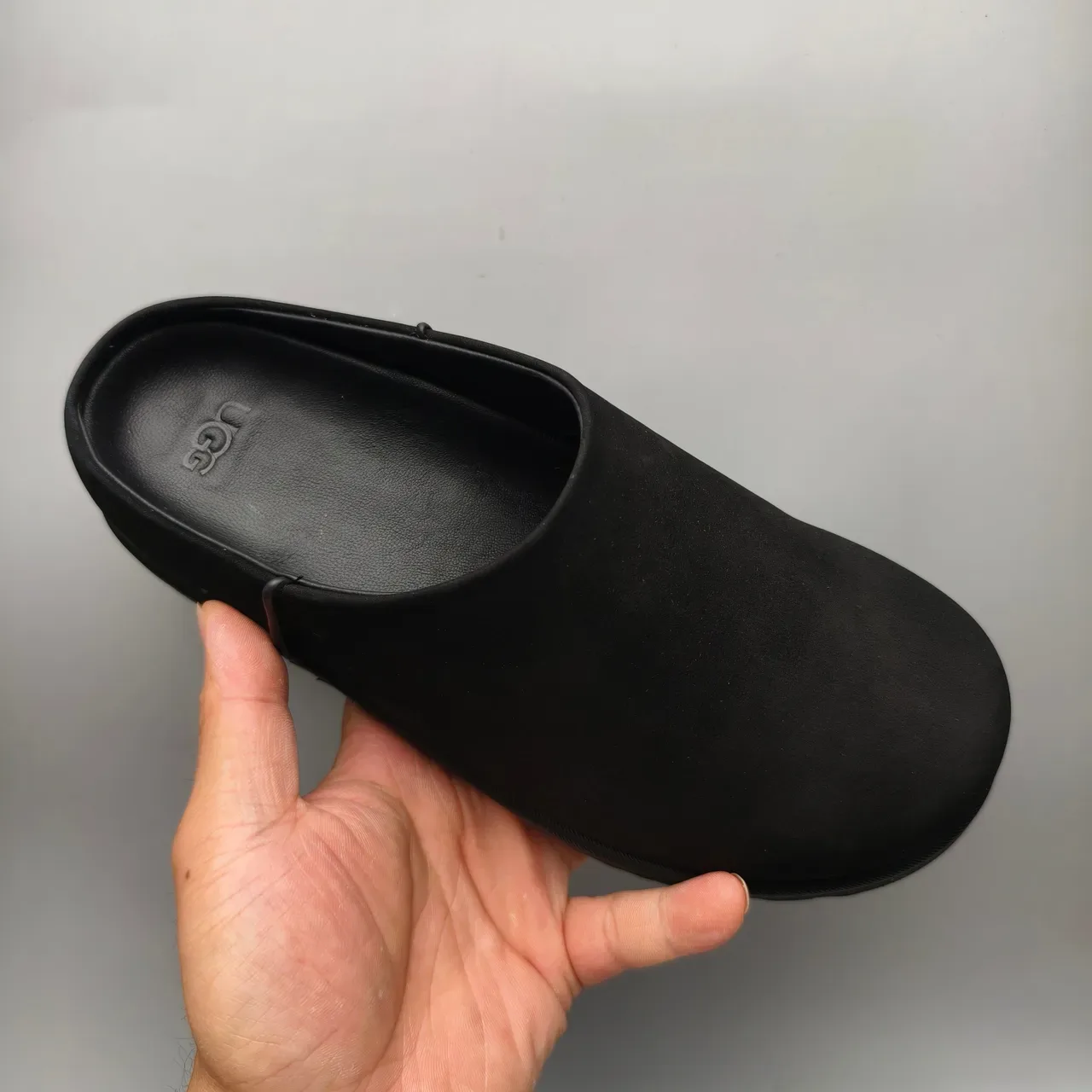 UGG Tasman Black Suede Upper Elastic Side Gusset Casual Shoes 3
