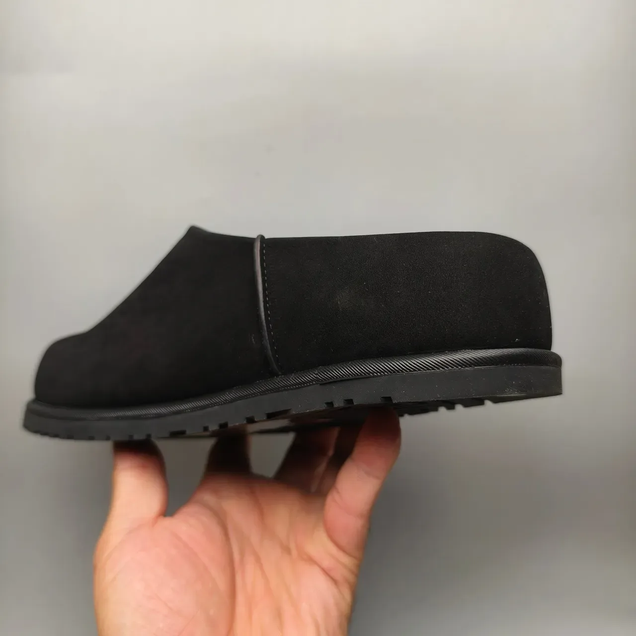 UGG Tasman Black Suede Upper Elastic Side Gusset Casual Shoes 4