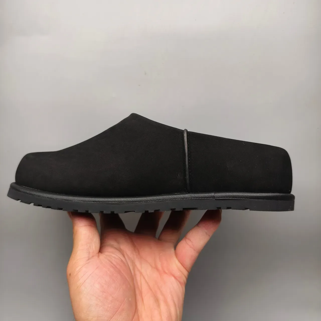 UGG Tasman Black Suede Upper Elastic Side Gusset Casual Shoes 7