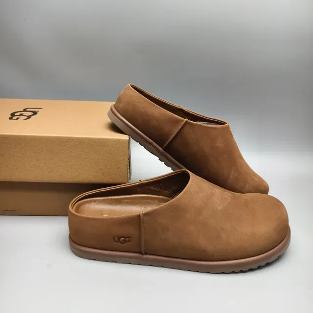 UGG Tasman Brown Suede Upper Backless Slip-On Casual Shoes 6