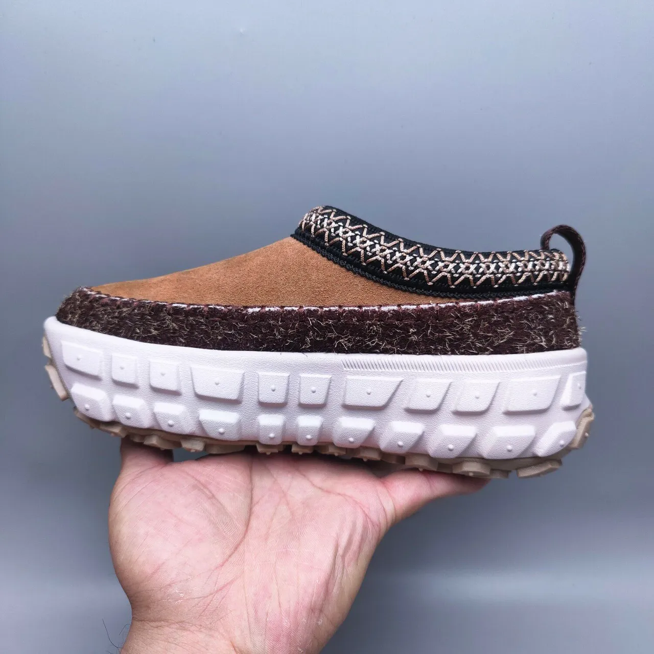 UGG Tasman Tan Suede Slip-On Clog Casual Shoe 3