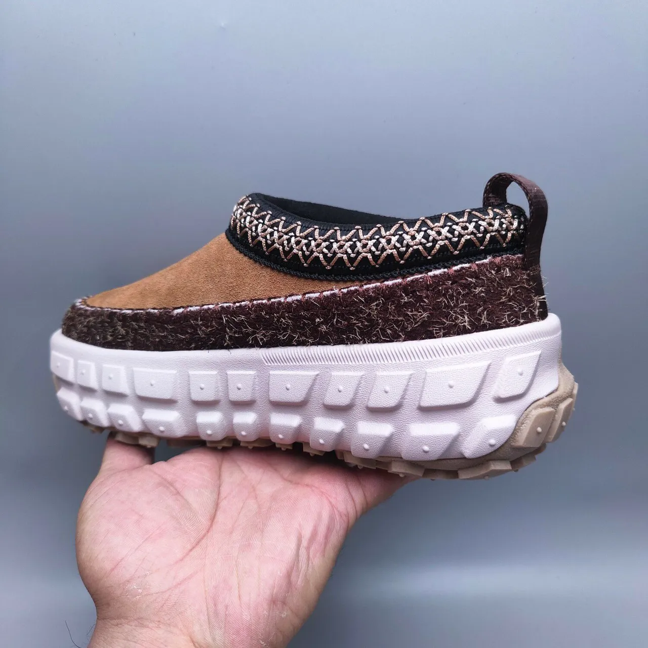 UGG Tasman Tan Suede Slip-On Clog Casual Shoe 4