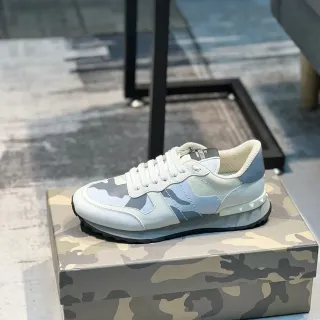 Valentino Rockstud Camouflage Lifestyle Sneakers