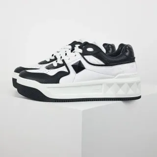 Valentino Rockstud Platform Sneaker zapatillas lifestyle blancas y negras