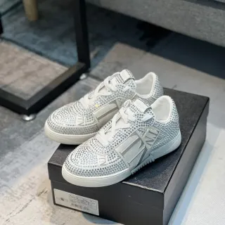 Valentino VLTN Zapatillas Lifestyle Blancas con Cristales Decorados