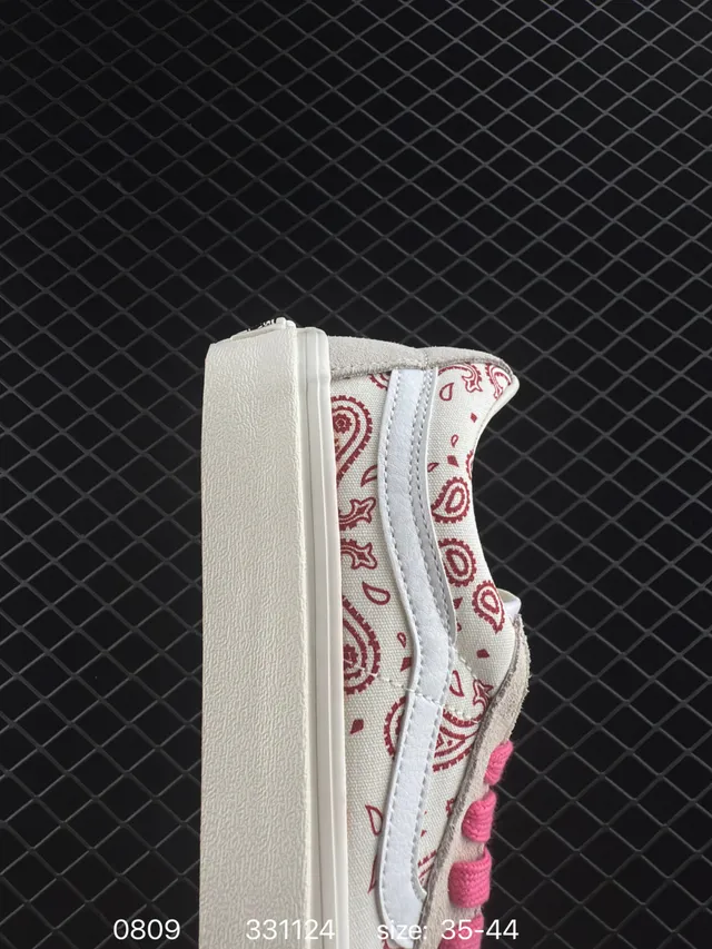 Vans Old Skool Bandana Print Canvas Skateboard Shoes 3