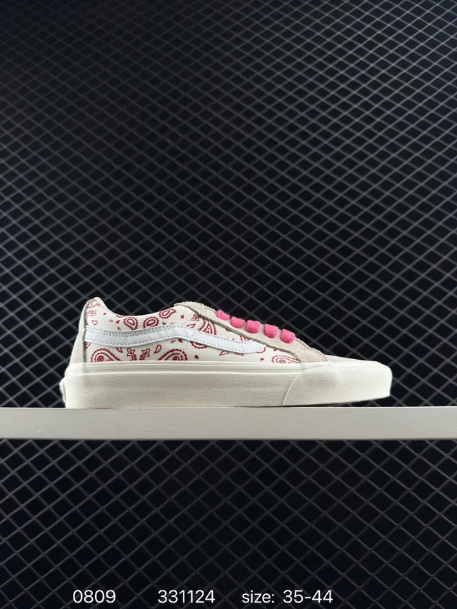 Vans Old Skool Bandana Print Canvas Skateboard Shoes 6