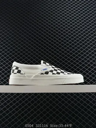 Vans Slip-On Checkerboard Canvas Shoes 2