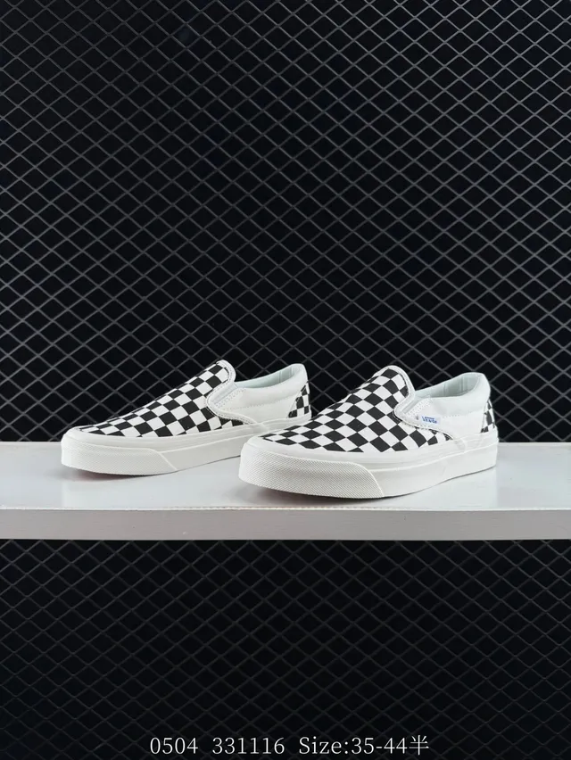 Vans Slip-On Checkerboard Canvas Shoes 3