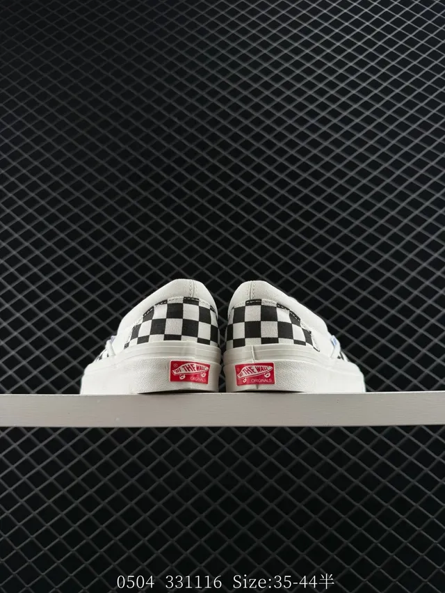 Vans Slip-On Checkerboard Canvas Shoes 4