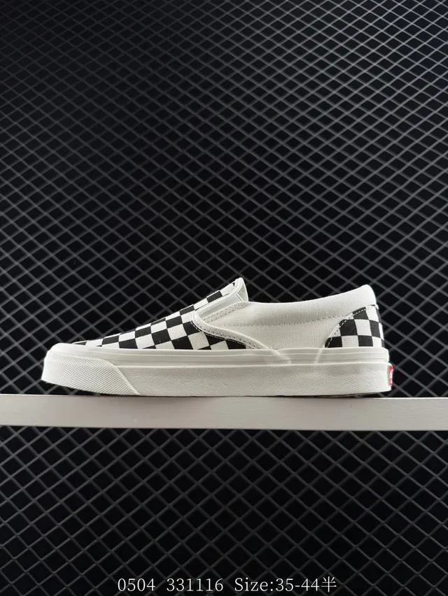 Vans Slip-On Checkerboard Canvas Shoes 6