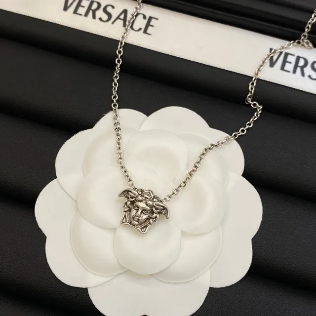 Versace Medusa Head Gold and Silver Necklaces 3