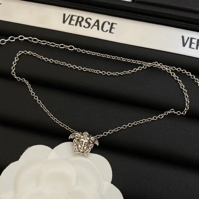 Versace Medusa Head Gold and Silver Necklaces 4