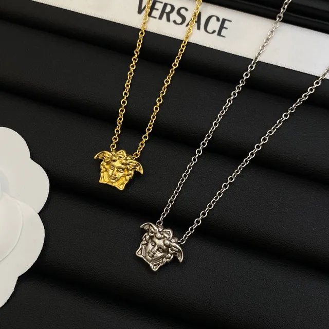 Versace Medusa Head Gold and Silver Necklaces 6