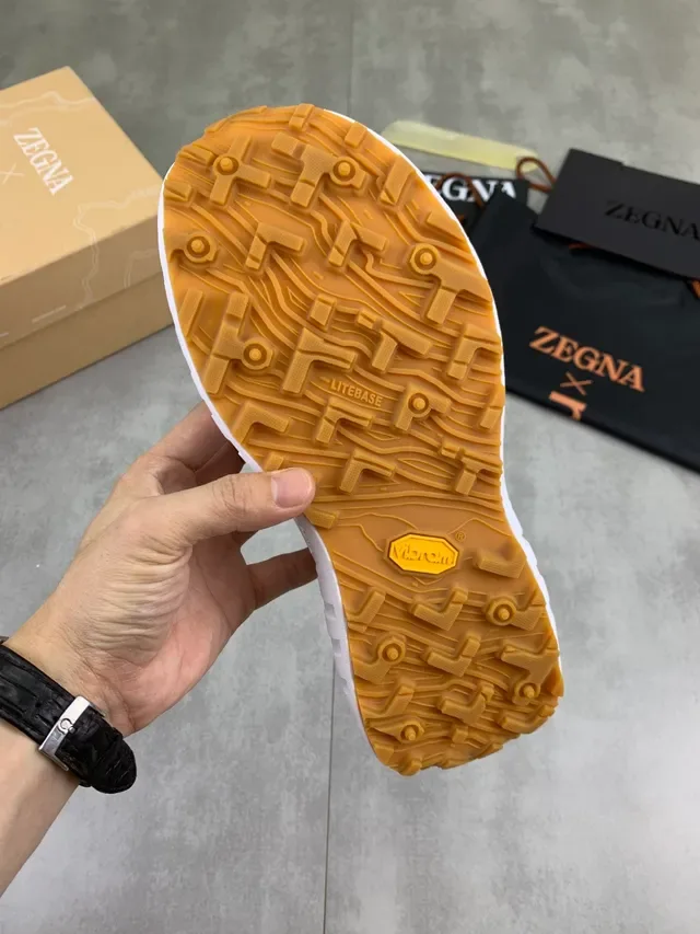 Zegna x Norda White and Gray Lifestyle Sneakers 3