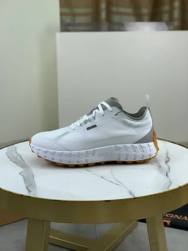 Zegna x Norda White and Gray Lifestyle Sneakers 5
