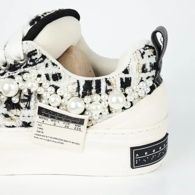 1017 ALYX 9SM Tweed Pearl Platform Lifestyle Sneakers 4