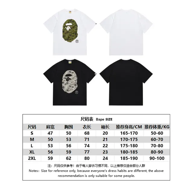 A Bathing Ape ABC Camo Ape Head Graphic Black T-Shirt 2