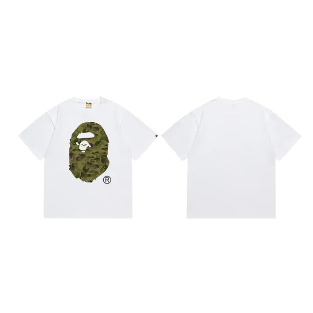 A Bathing Ape ABC Camo Ape Head Graphic Black T-Shirt 4