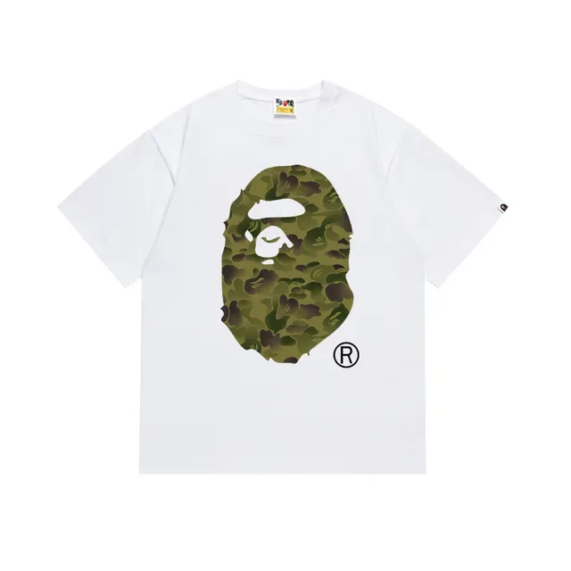A Bathing Ape ABC Camo Ape Head Graphic Black T-Shirt 5