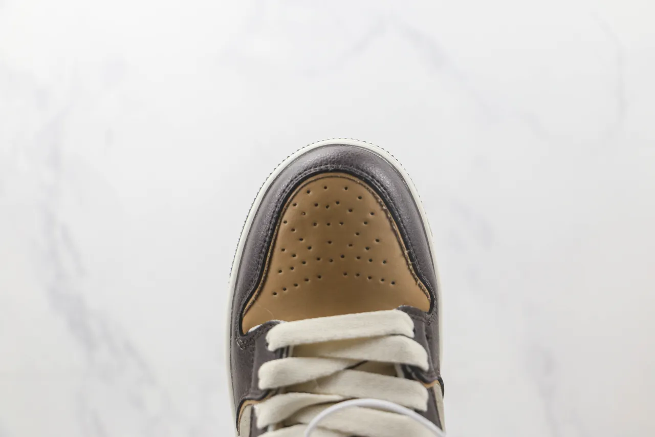 A Bathing Ape BAPE STA بني بيج رمادي أحذية سكيت بورد 6