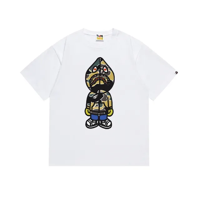 A Bathing Ape Black Multicolor Graphic-Print ABC Camo T-Shirt 5