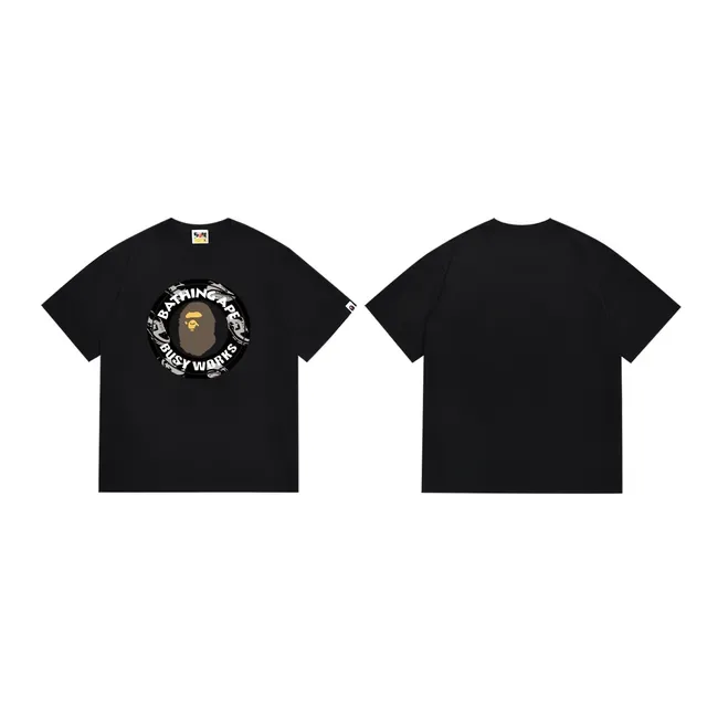 A Bathing Ape Busy Works Graphic Print Black T-Shirt 3