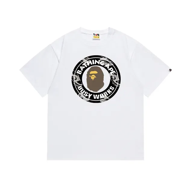 A Bathing Ape Busy Works Graphic Print Black T-Shirt 5