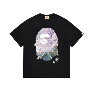 A Bathing Ape एप हेड चेरी ब्लॉसम ग्राफिक टी-शर्ट