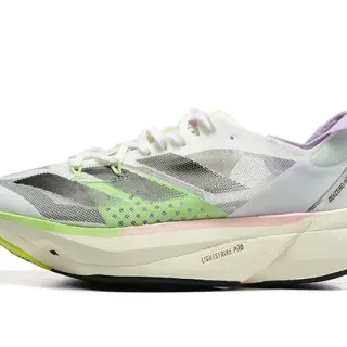 Adidas Adizero Adios Pro 3 blanc citron vert rose violet chaussures de course