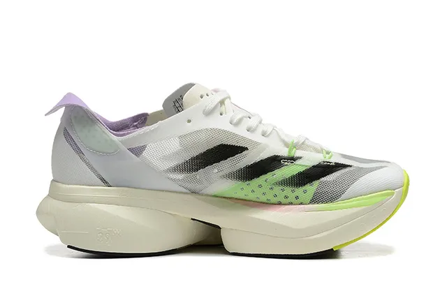 Adidas Adizero Adios Pro 3 blanc citron vert rose violet chaussures de course 5