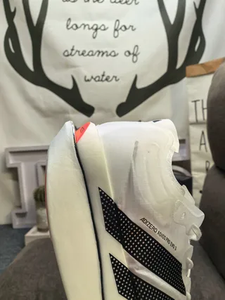 Adidas Adizero Adios Pro Evo 3 White Black Chaussures de course 3