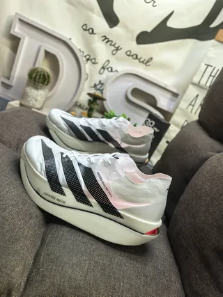 Adidas Adizero Adios Pro Evo 3 White Black Chaussures de course 7