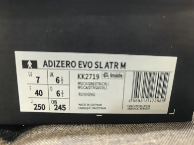 Adidas Adizero Evo SL ATR Azul Blanco zapatillas de correr 2