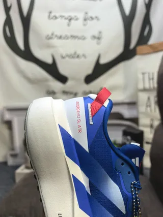 Adidas Adizero Evo SL ATR Azul Blanco zapatillas de correr 3