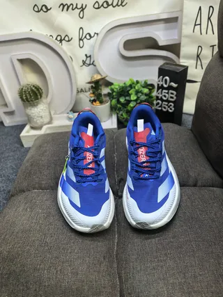 Adidas Adizero Evo SL ATR Azul Blanco zapatillas de correr 10
