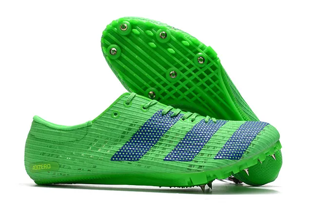 Adidas Adizero Sprint Spike Tênis de corrida Preto e rosa 4