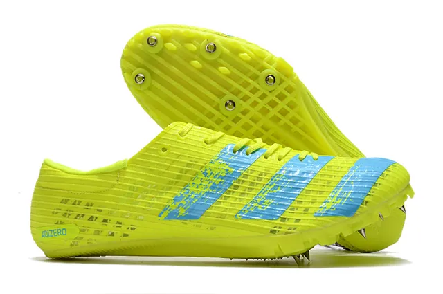 Adidas Adizero Sprint Spike Tênis de corrida Preto e rosa 5