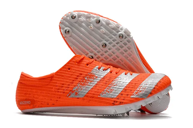 Adidas Adizero Sprint Spike Tênis de corrida Preto e rosa 6