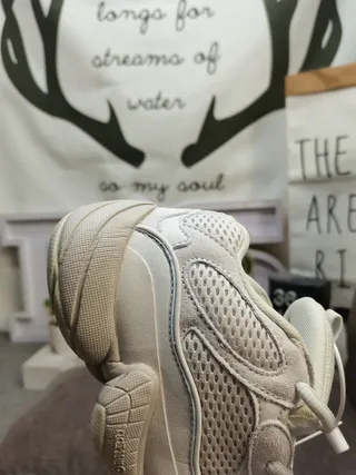 Adidas Sola Bege Malha Layered E Camurça Tênis Chunky 3
