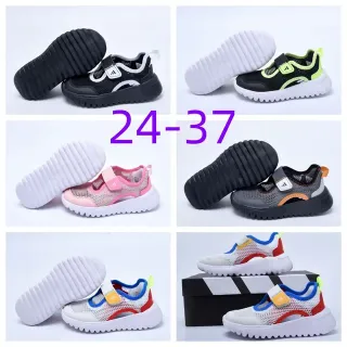 एडिडास काला और सफेद जाली Velcro स्ट्रैप जीवनशैली स्नीकर