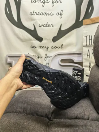 Adidas Noir Gris Semelle Épaisse Upper de Maille Sandales Casuales 4