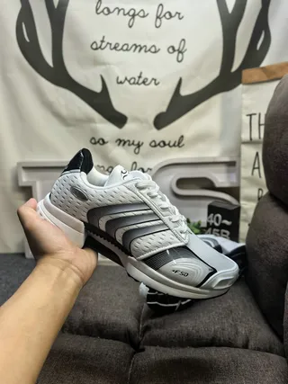 Adidas Black Silver Mesh And Synthetic Overlay Upper Three Stripes Lifestyle Sneakers 5