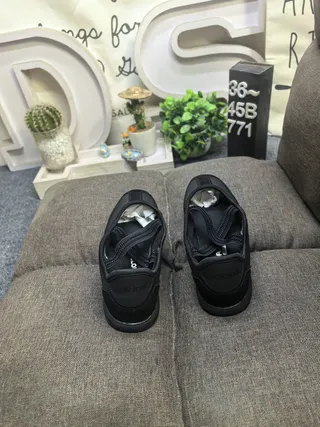 Adidas Black Three-Stripe Laceless Ballet Flats 8