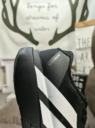 Adidas Black White Low-Top Engineered Mesh Upper Running Shoes 3