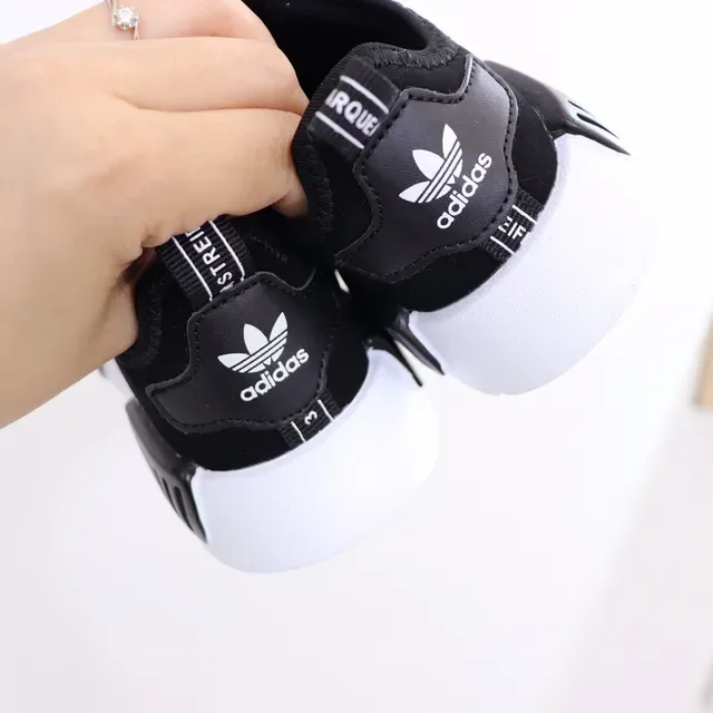 Adidas Black White Slip-On Elastic Collar Lifestyle Sneakers 8