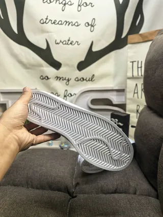 Adidas Black White Slip-On Elastic Strap Lifestyle Sneakers 4
