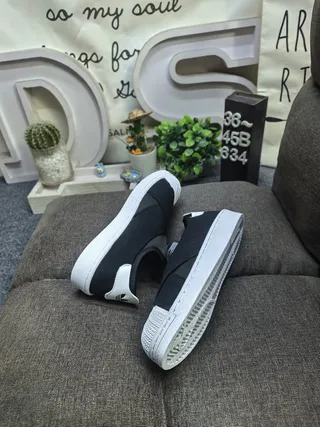 Adidas Black White Slip-On Elastic Strap Lifestyle Sneakers 6