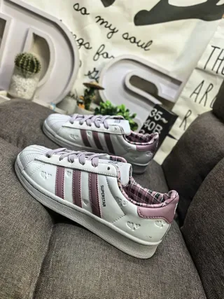 Adidas Brown Green Leopard-Print Upper Three Off-White Stripes Lifestyle Sneakers 7