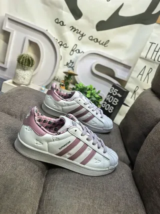 Adidas Brown Green Leopard-Print Upper Three Off-White Stripes Lifestyle Sneakers 9